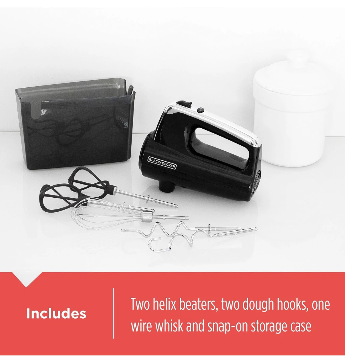 Black+Decker Hand Mixer with Storage Case - photo 3