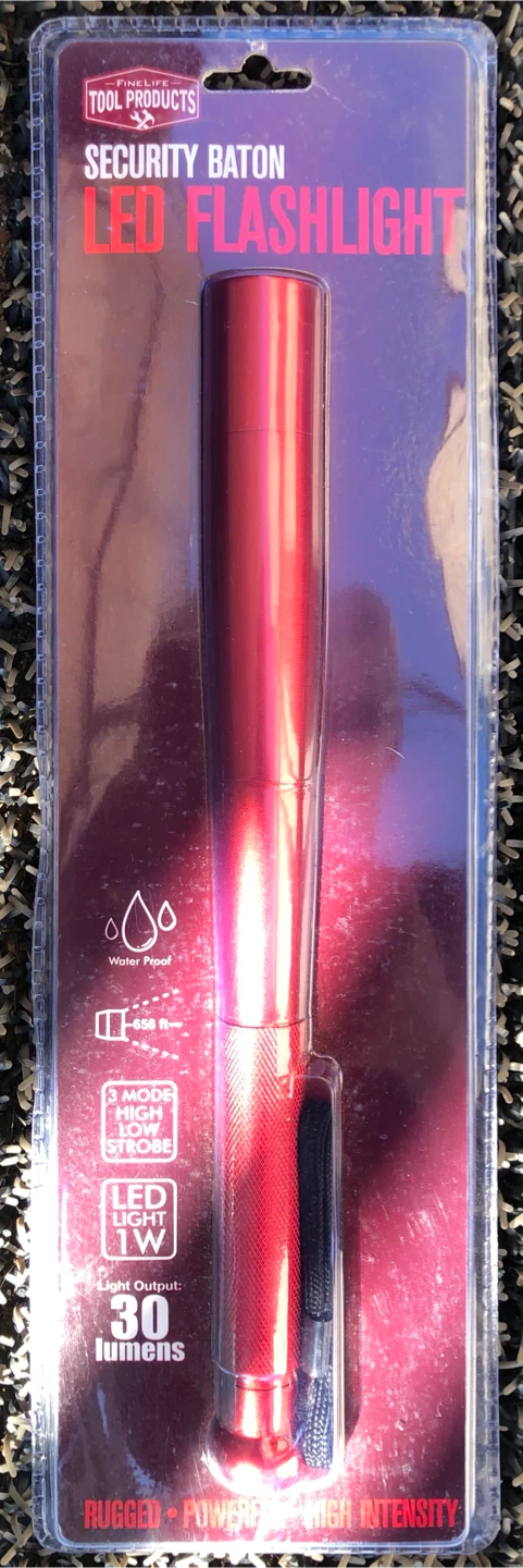 FineLife Tool Products Security Baton LED Flashlight NEW