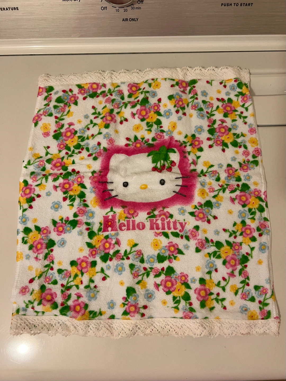 Sanrio Hello Kitty Floral Hand Towel