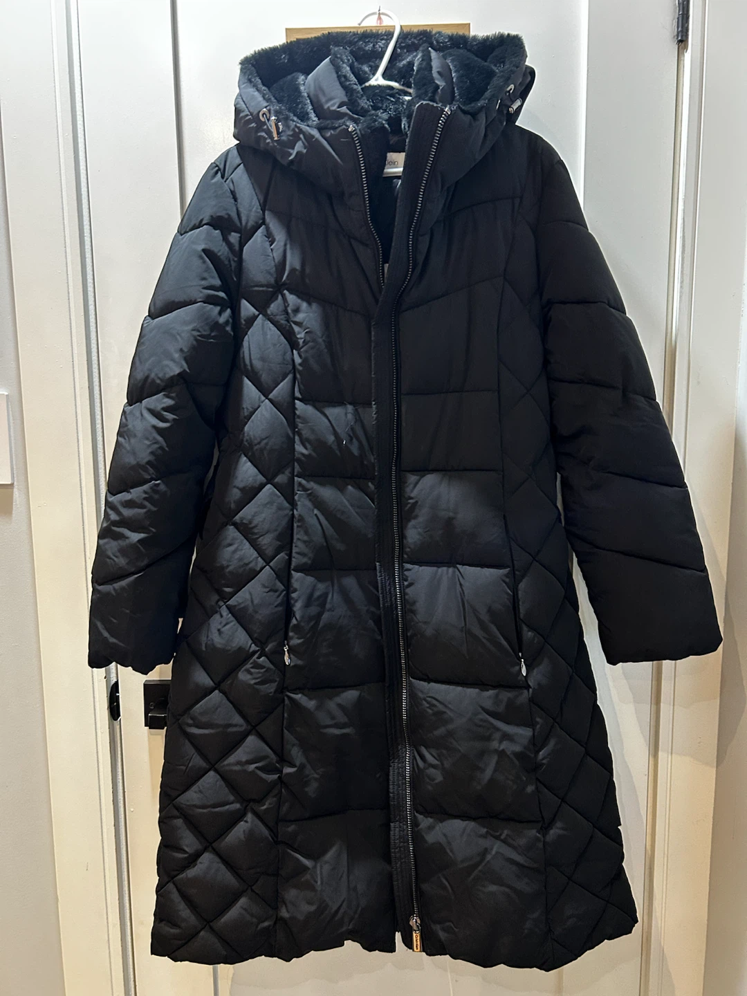 Calvin Klein Black Puffer Coat
