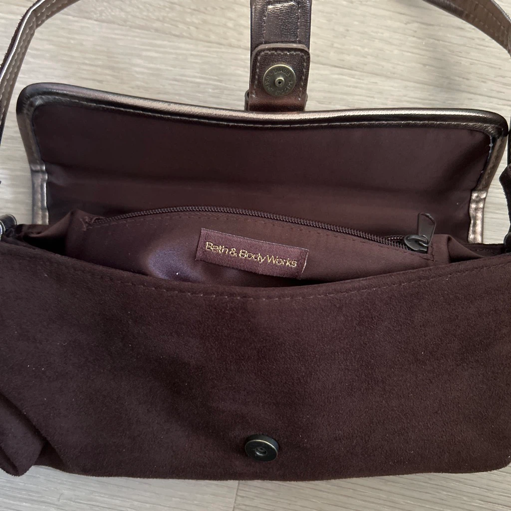 Brown Suede Shoulder Bag - photo 4