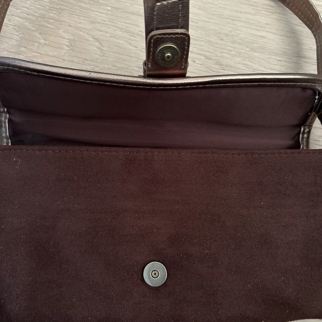 Brown Suede Shoulder Bag - photo 5