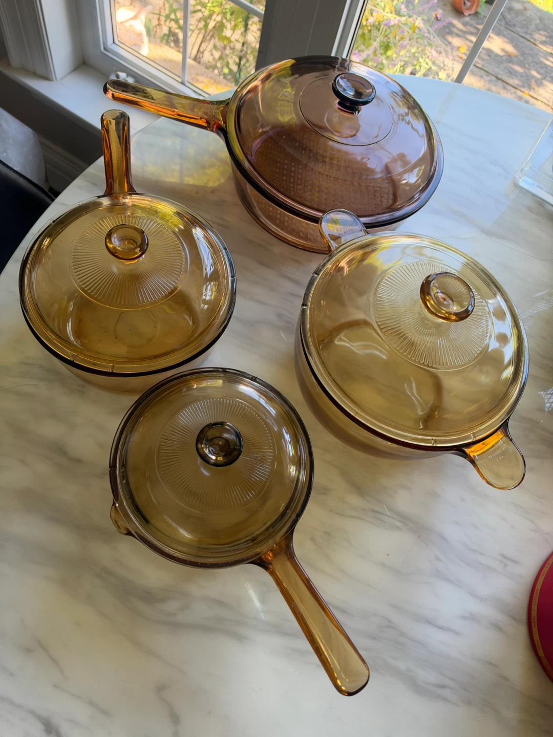 French  Visions Amber Glass Cookware Set - photo 2