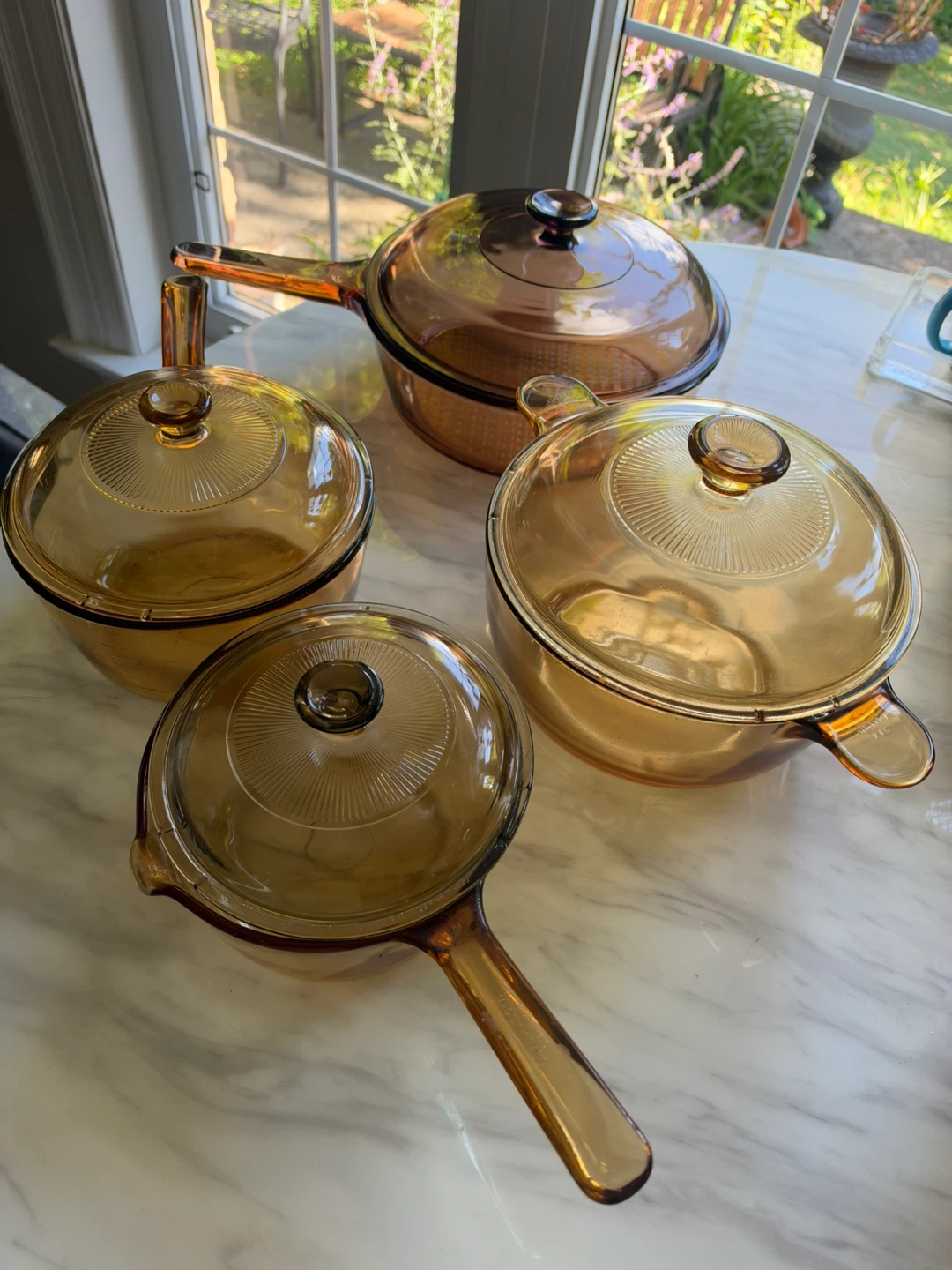 French  Visions Amber Glass Cookware Set - photo 3
