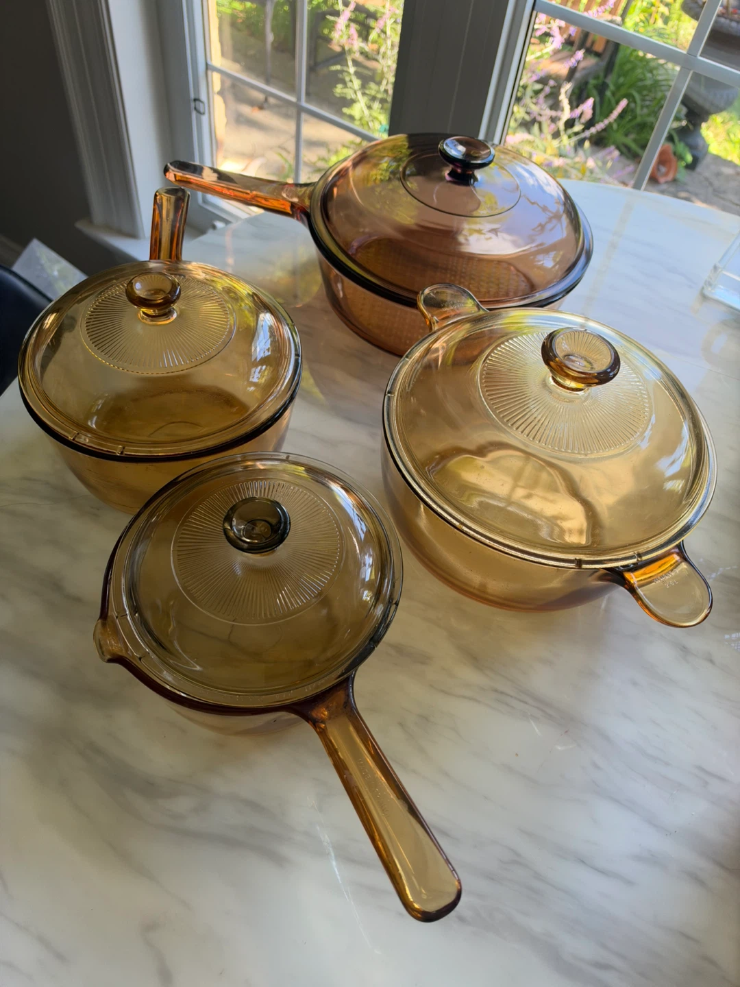 French  Visions Amber Glass Cookware Set - photo 4
