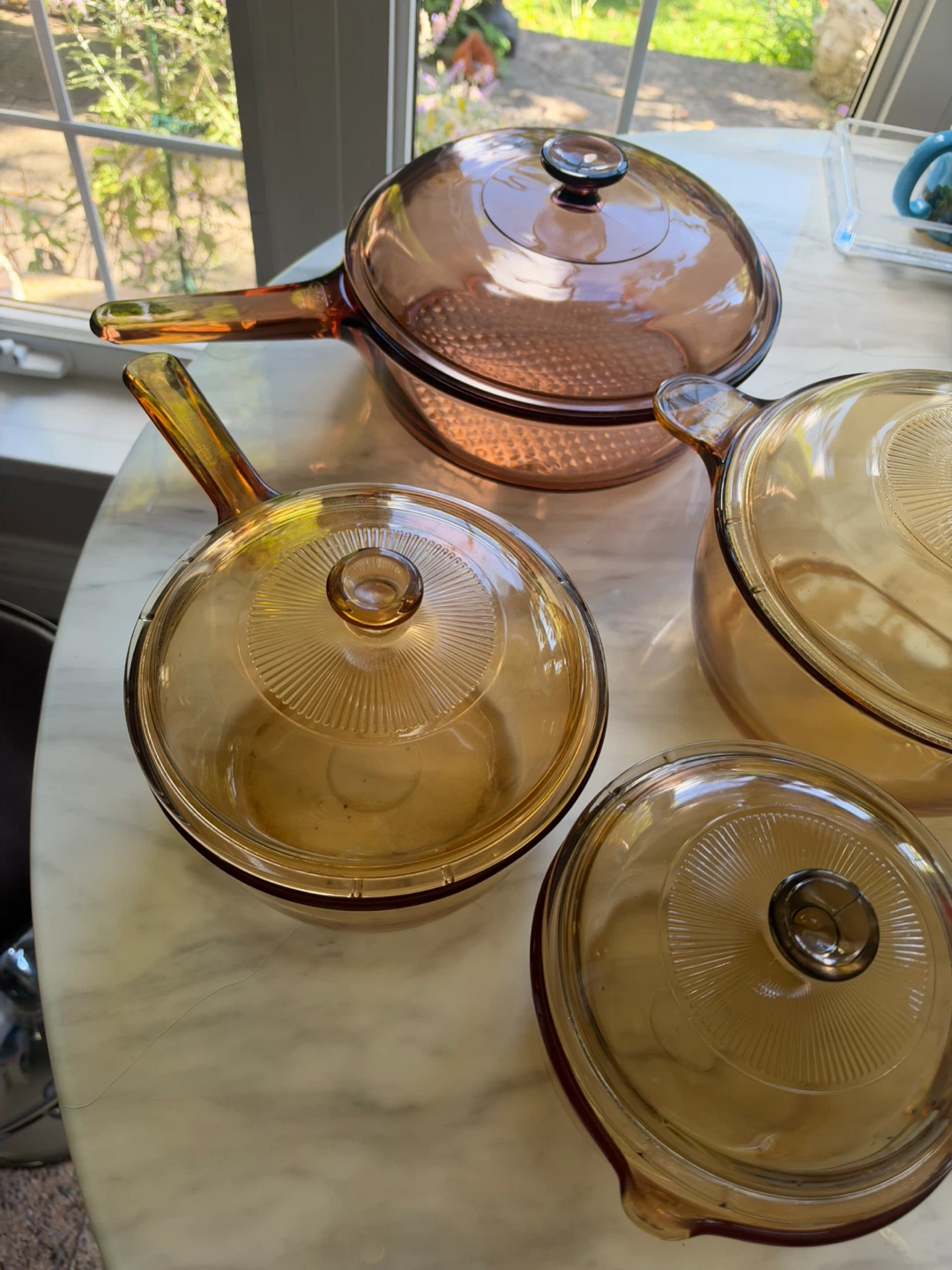 French  Visions Amber Glass Cookware Set - photo 5