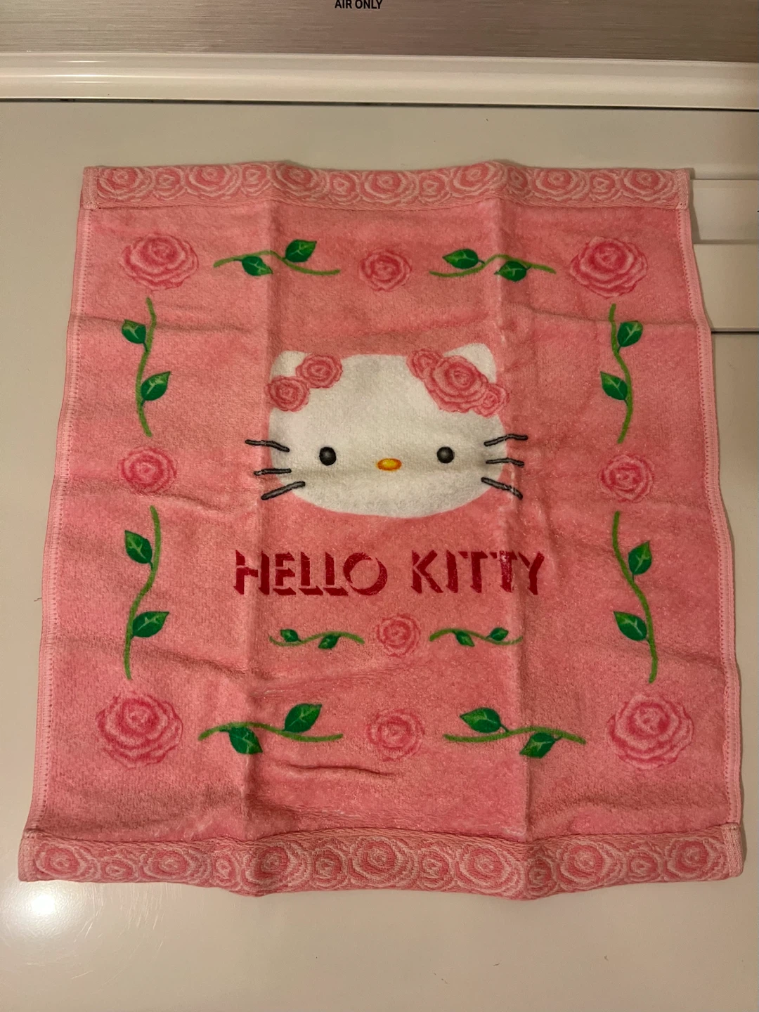 Hello Kitty Hand Towel Rose Design