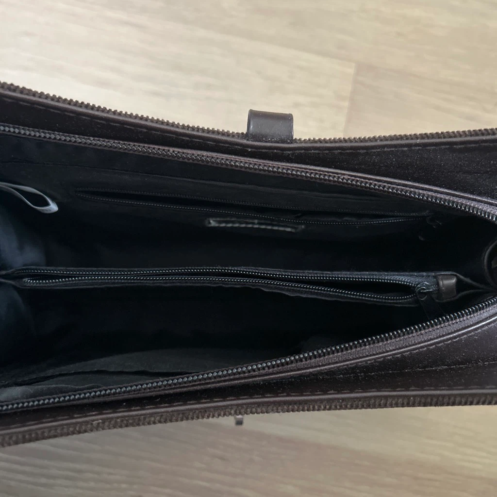 Brown Corduroy Shoulder Bag - photo 5