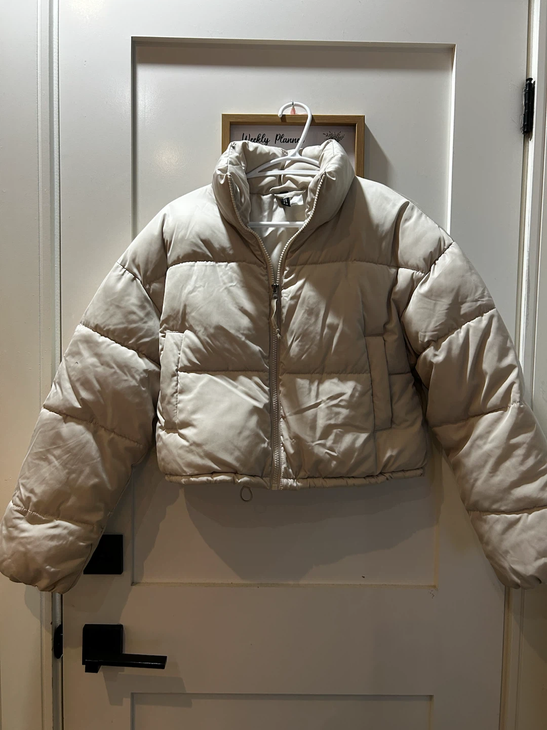 H&M Divided Beige Puffer Jacket