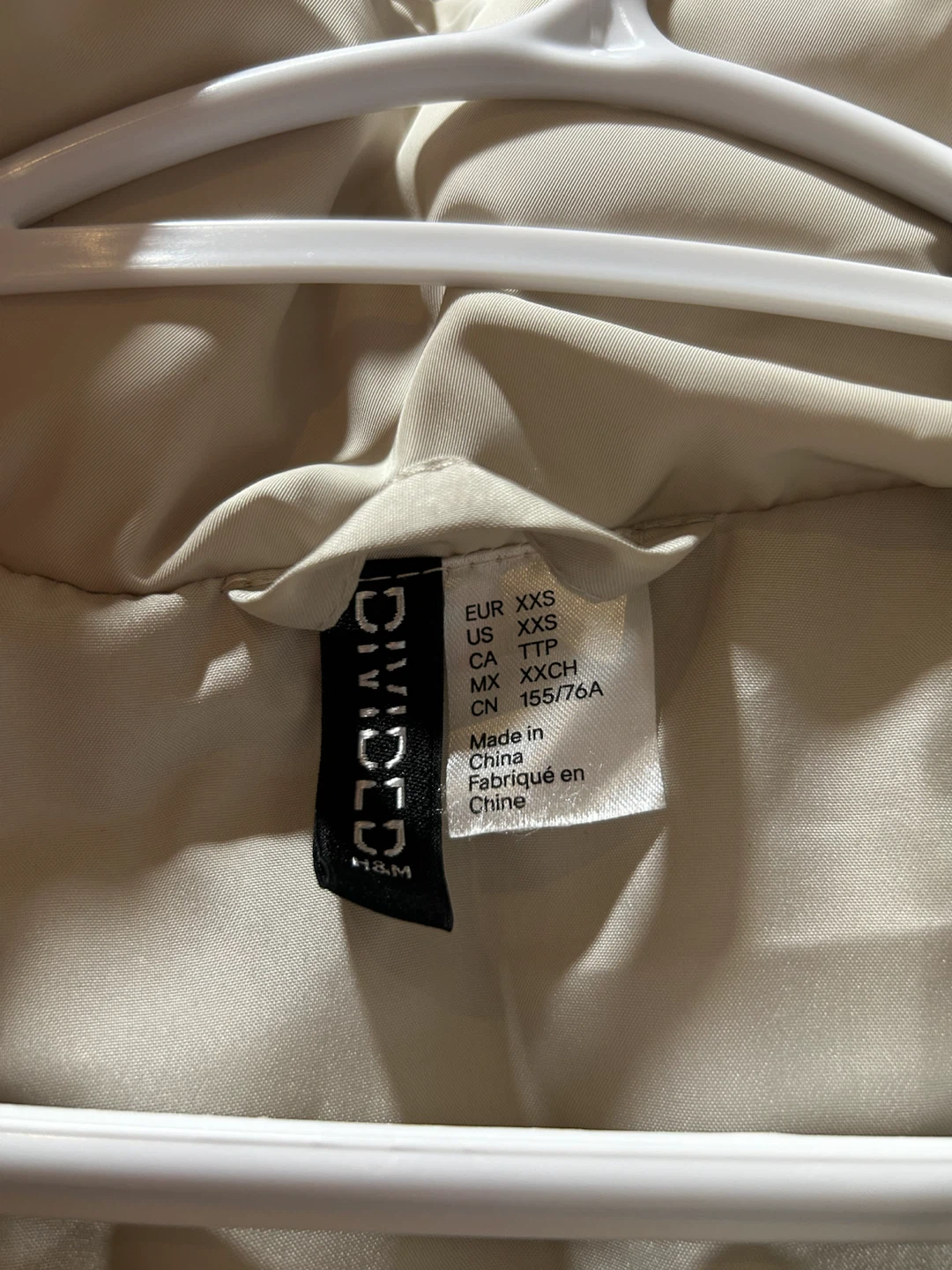 H&M Divided Beige Puffer Jacket - photo 2