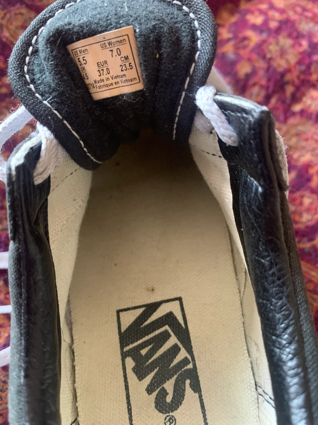 Vans Old Skool Black and White Sneakers - photo 4