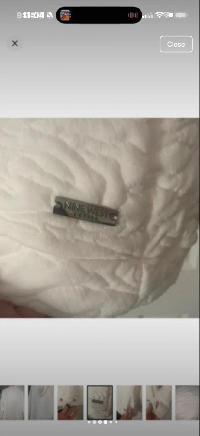 WOMANS XL NINE WEST HOODIE SWEATSHIRT TOP - photo 3