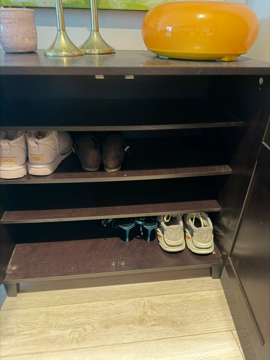 16 pair shoe cabinet storage - photo 2