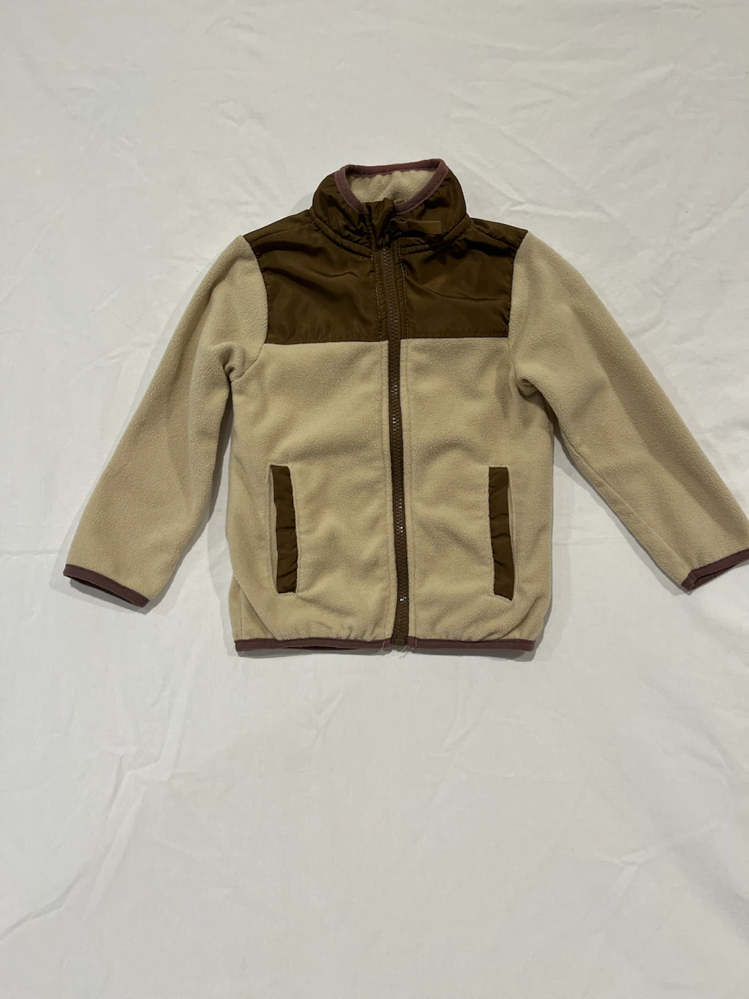 Copper Denim Fleece Jacket Size 3T