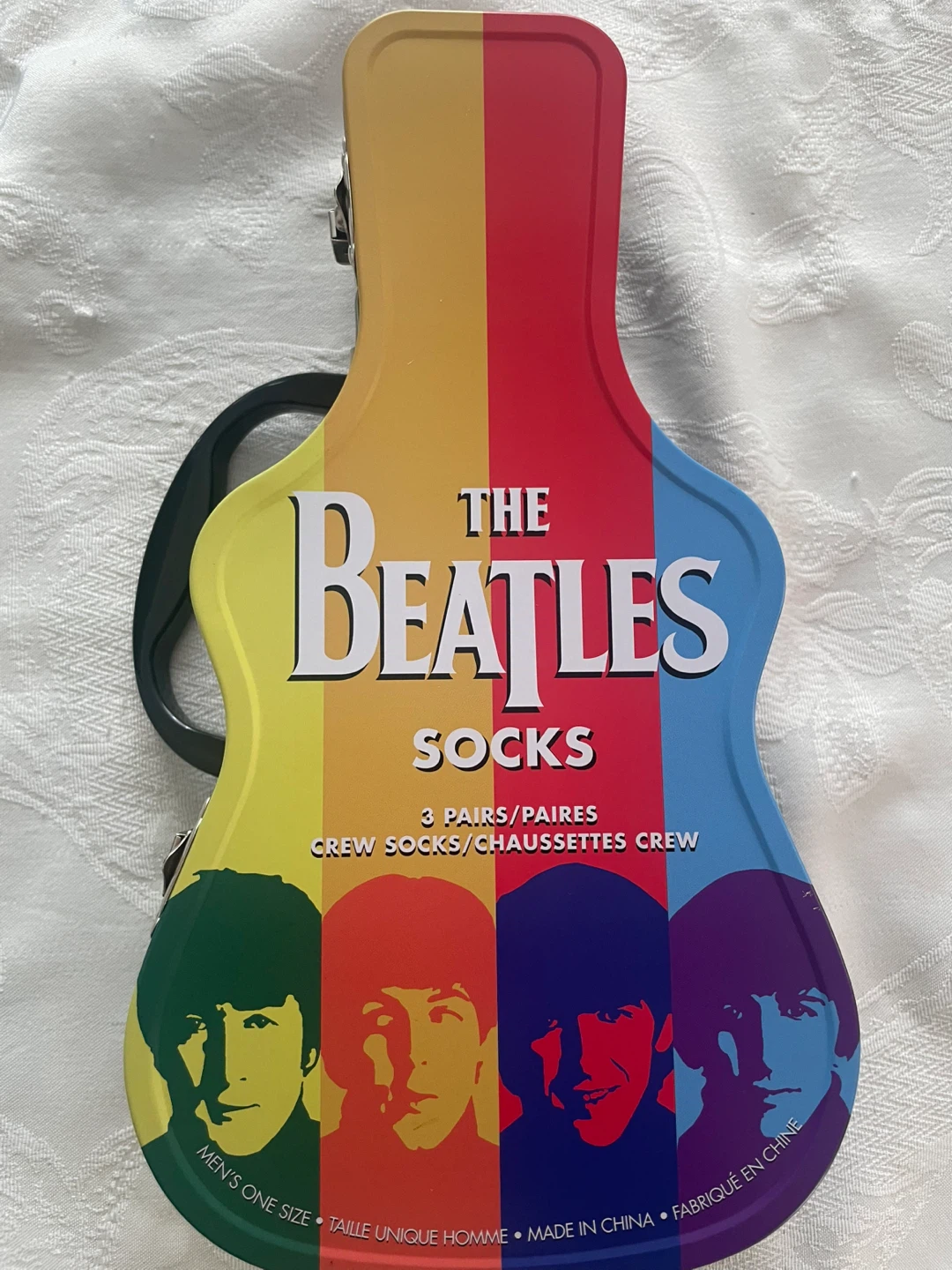NEW! The Beatles Sock Set in Guitar Tin - photo 2