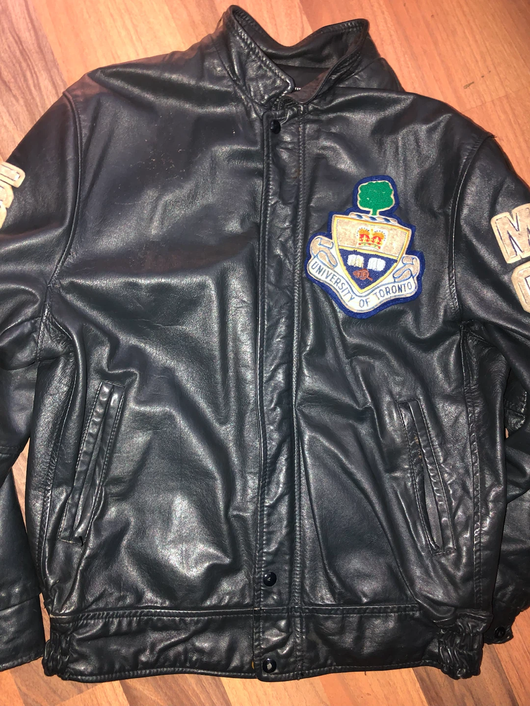 Vintage UofT Leather Jacket