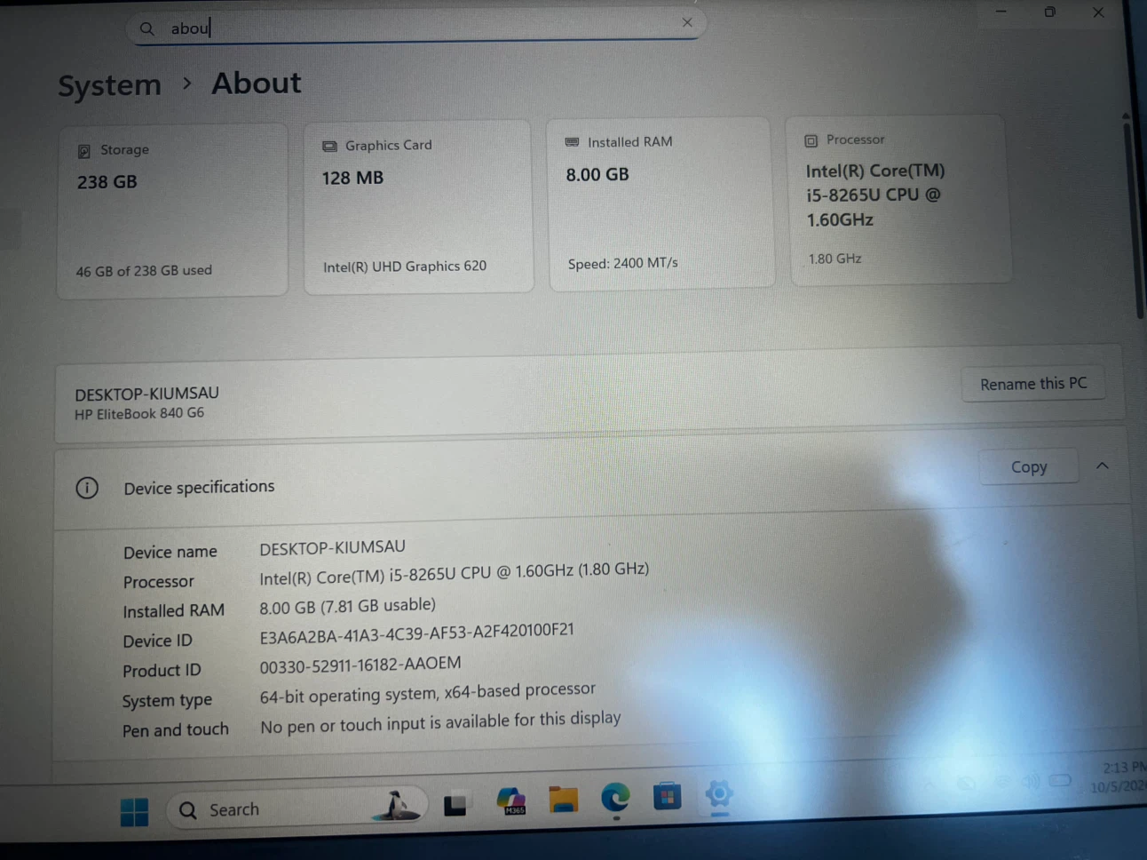 HP EliteBook 840 G6 Laptop - photo 5