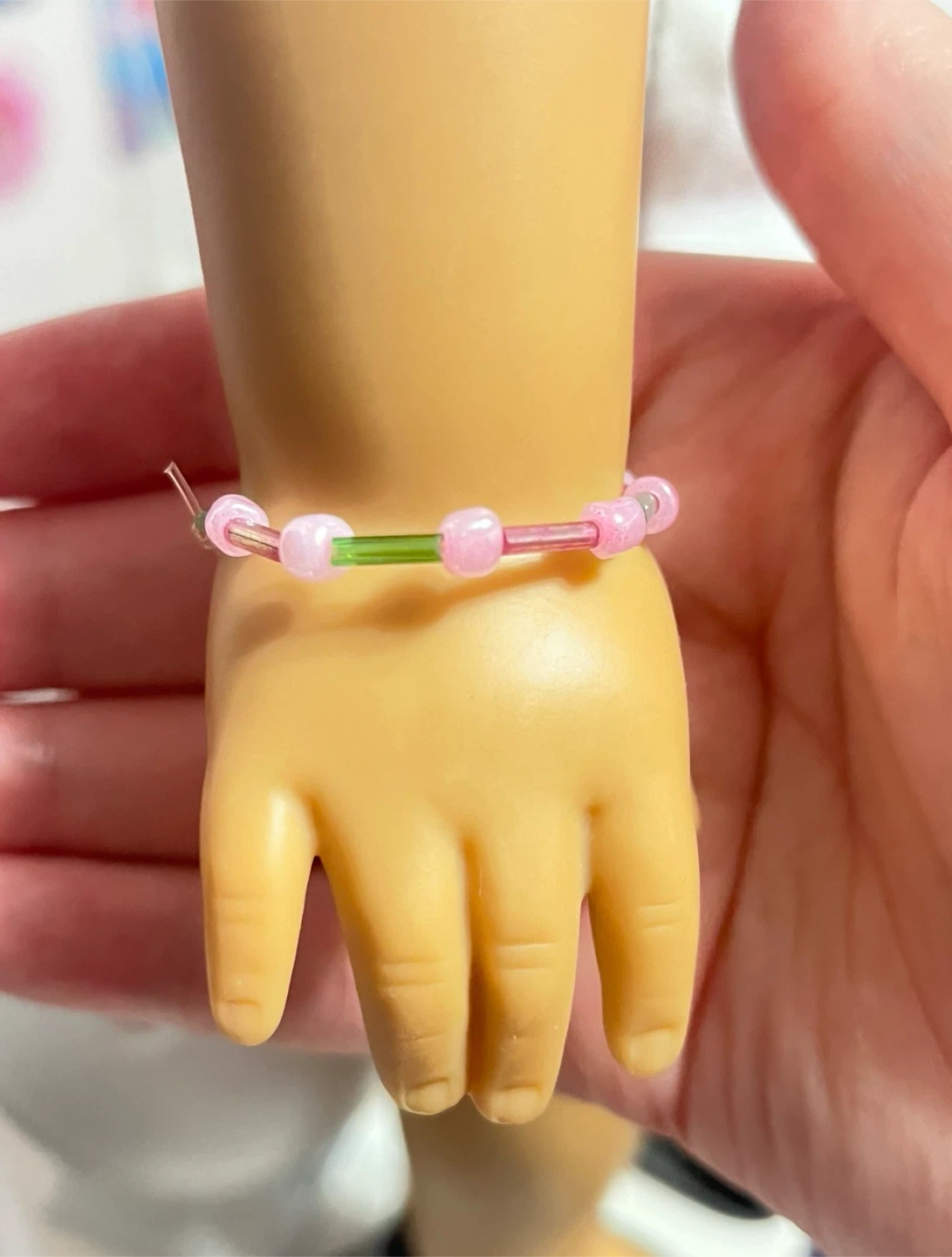 Handmade 18” doll sized beaded bracelet - photo 2