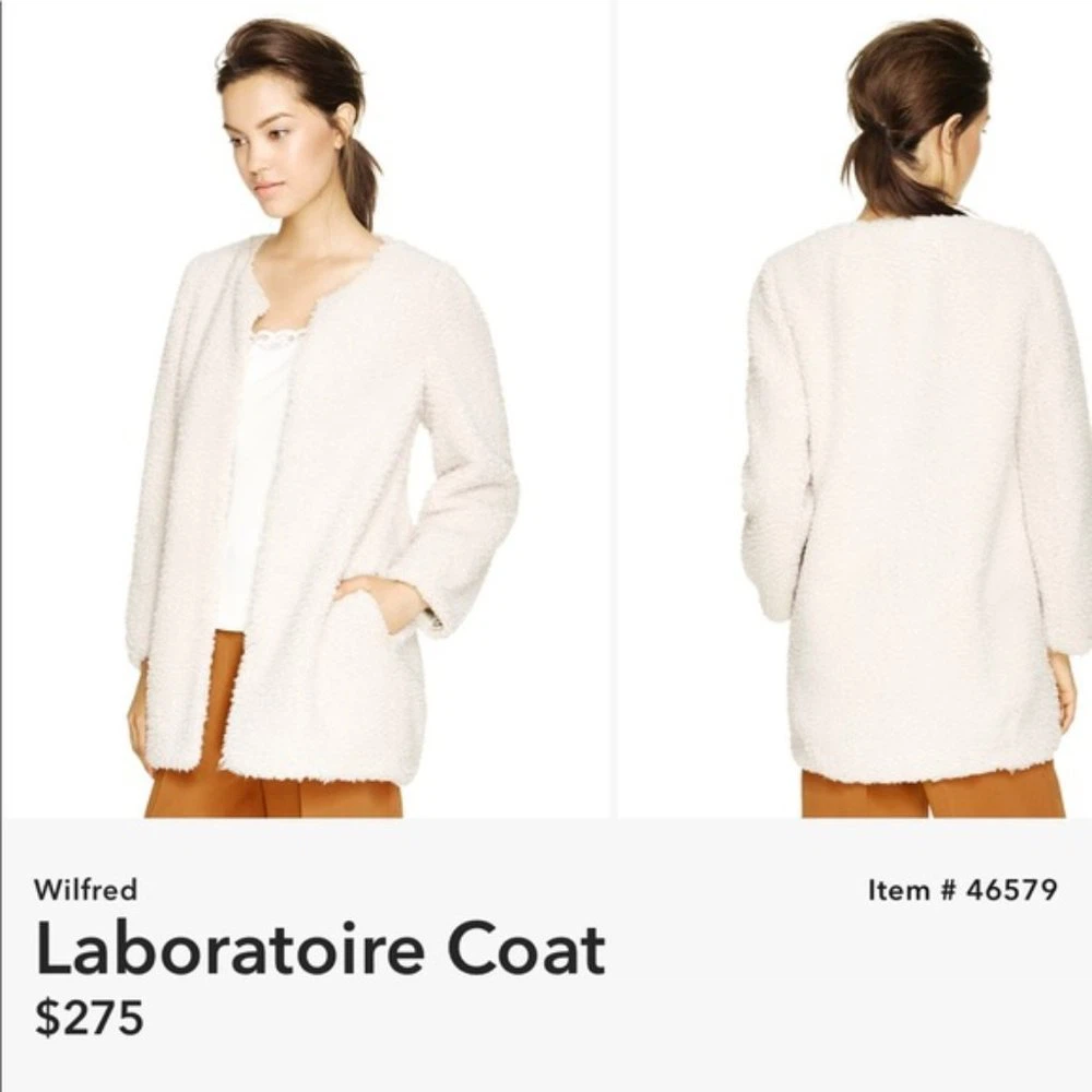 Wilfred Laboratoire Coat - Black - Size XS - photo 4
