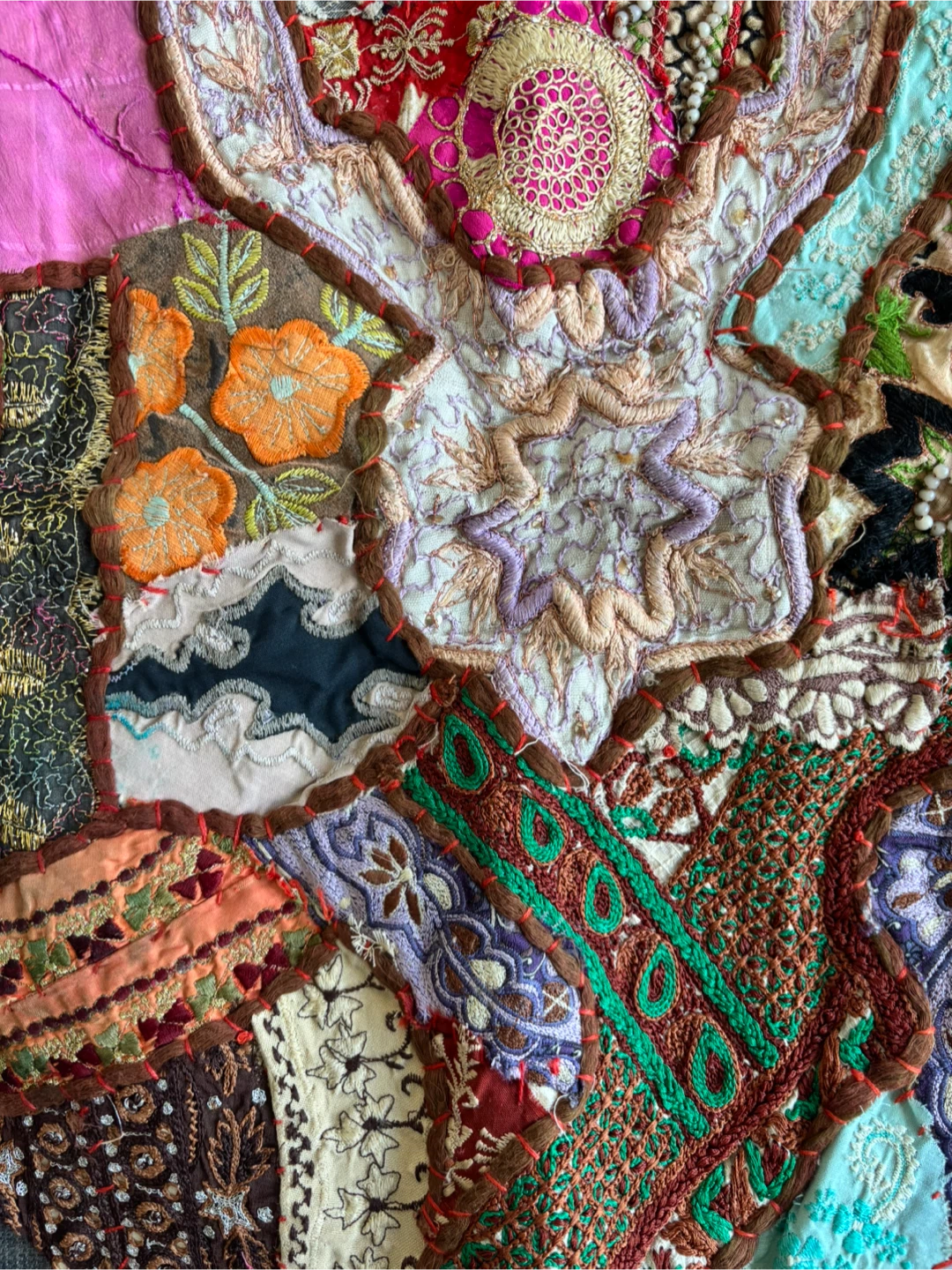 Bohemian Style Embroidered Patchwork Backpack - photo 3