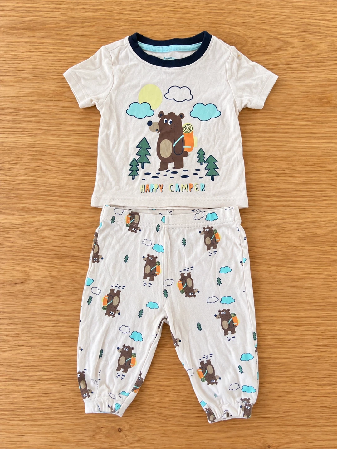 4/$10 George Baby Bear Pajama Set 12-18M