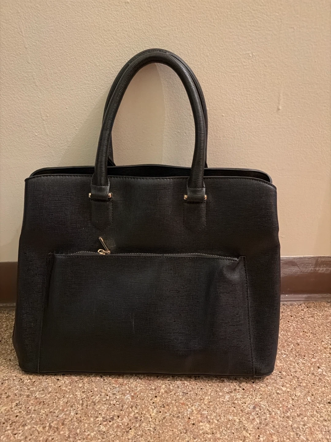 Aldo Black structured brief case