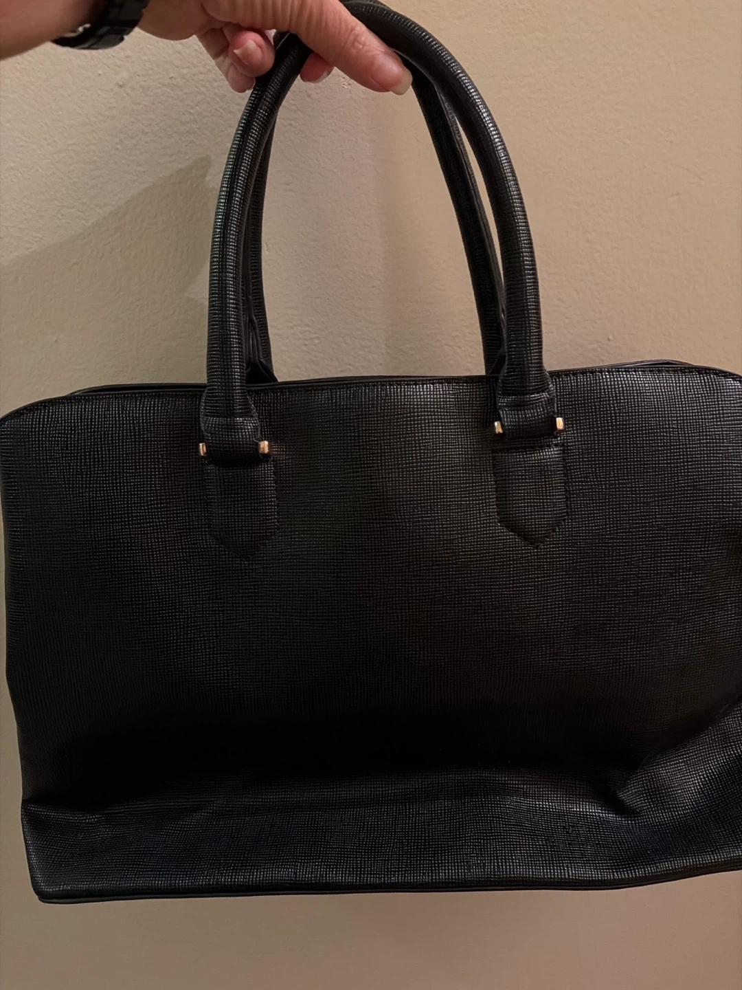 Aldo Black structured brief case - photo 3