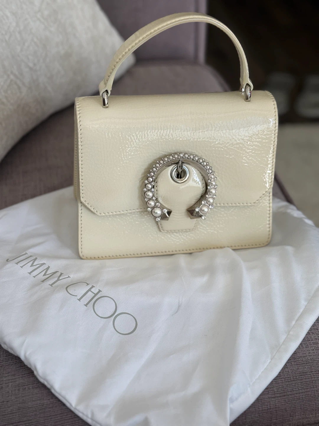 Jimmy Choo Madeline top-handle bag