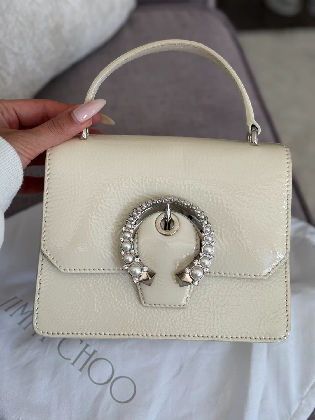 Jimmy Choo Madeline top-handle bag - photo 2