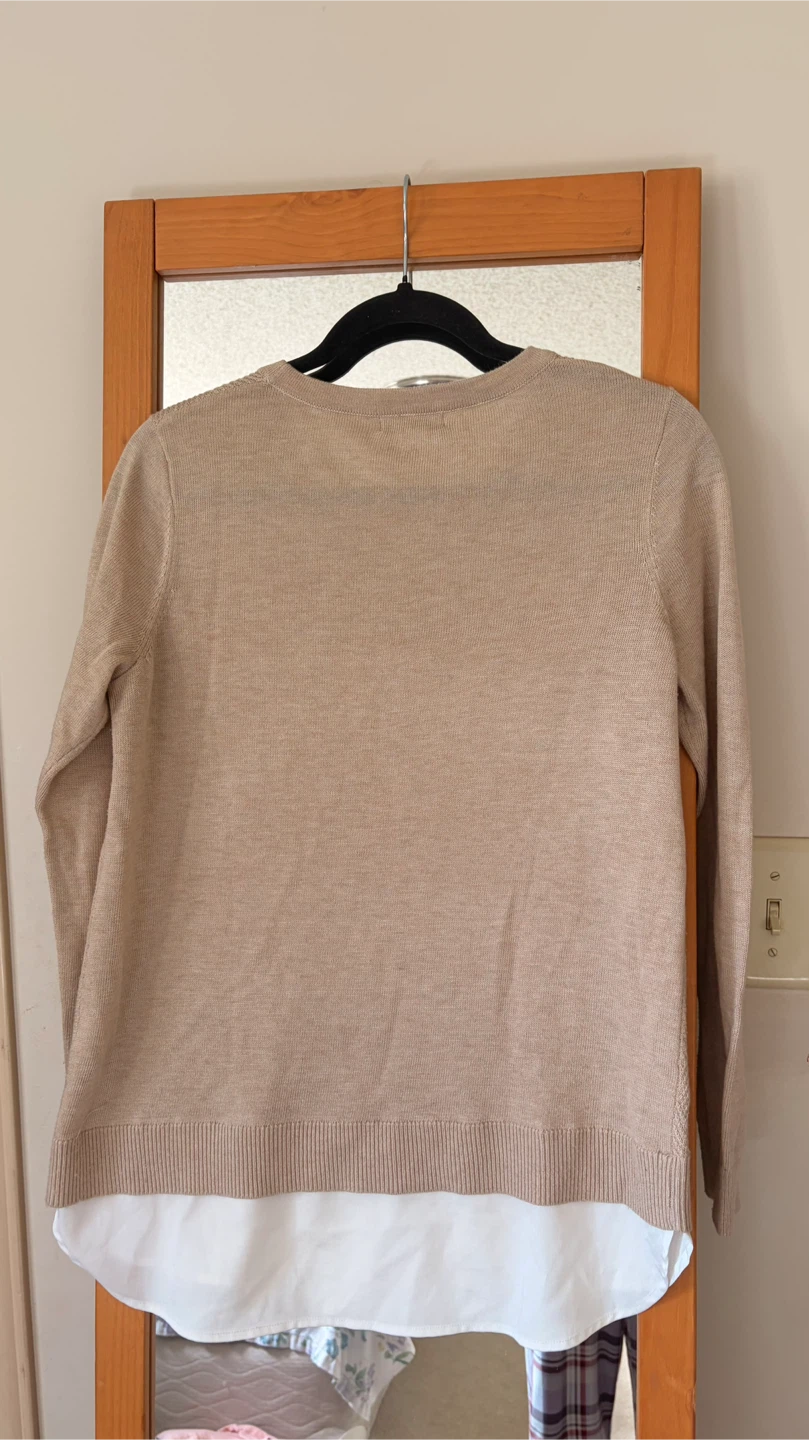 Calvin Klein Tan Knit Sweater - photo 2