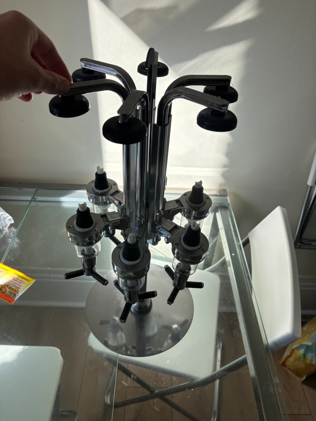6-Bottle Rotating Liquor Dispenser - photo 2
