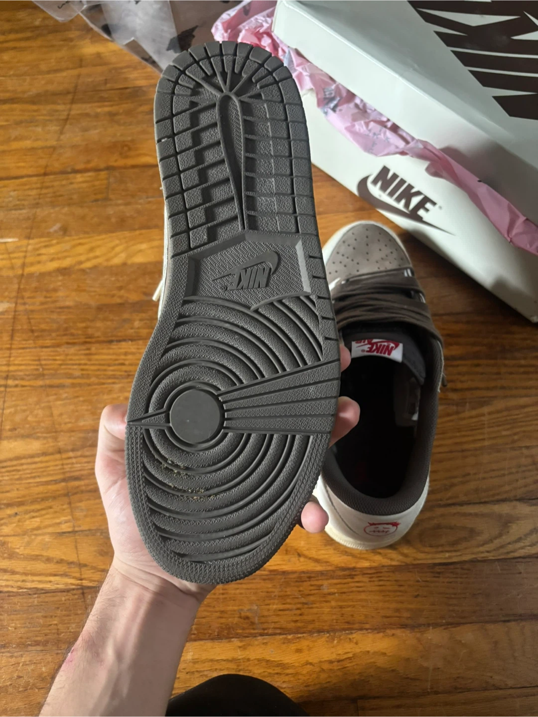 Nike Air Jordan 1 Low Travis Scott Reverse Mocha - photo 3