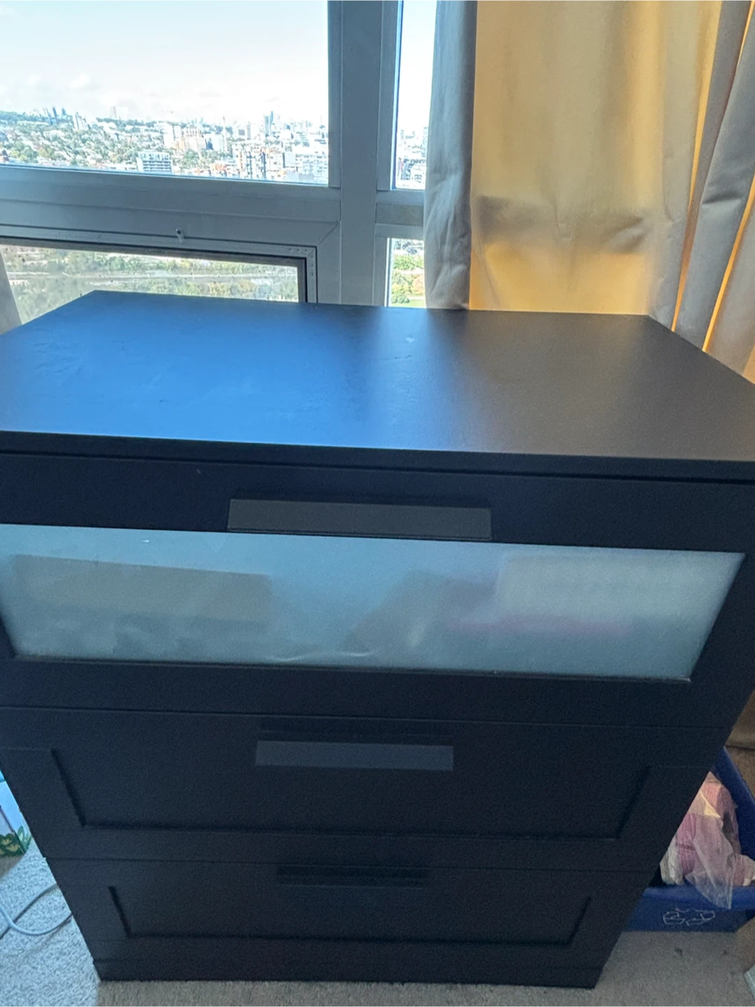 IKEA bremnes 3-Drawer Dresser Black