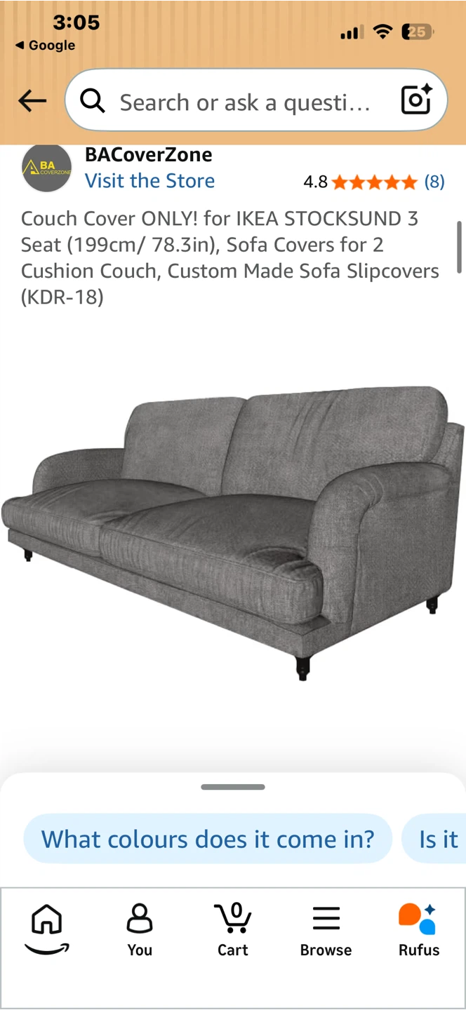IKEA Stocksund 3-Seat Sofa