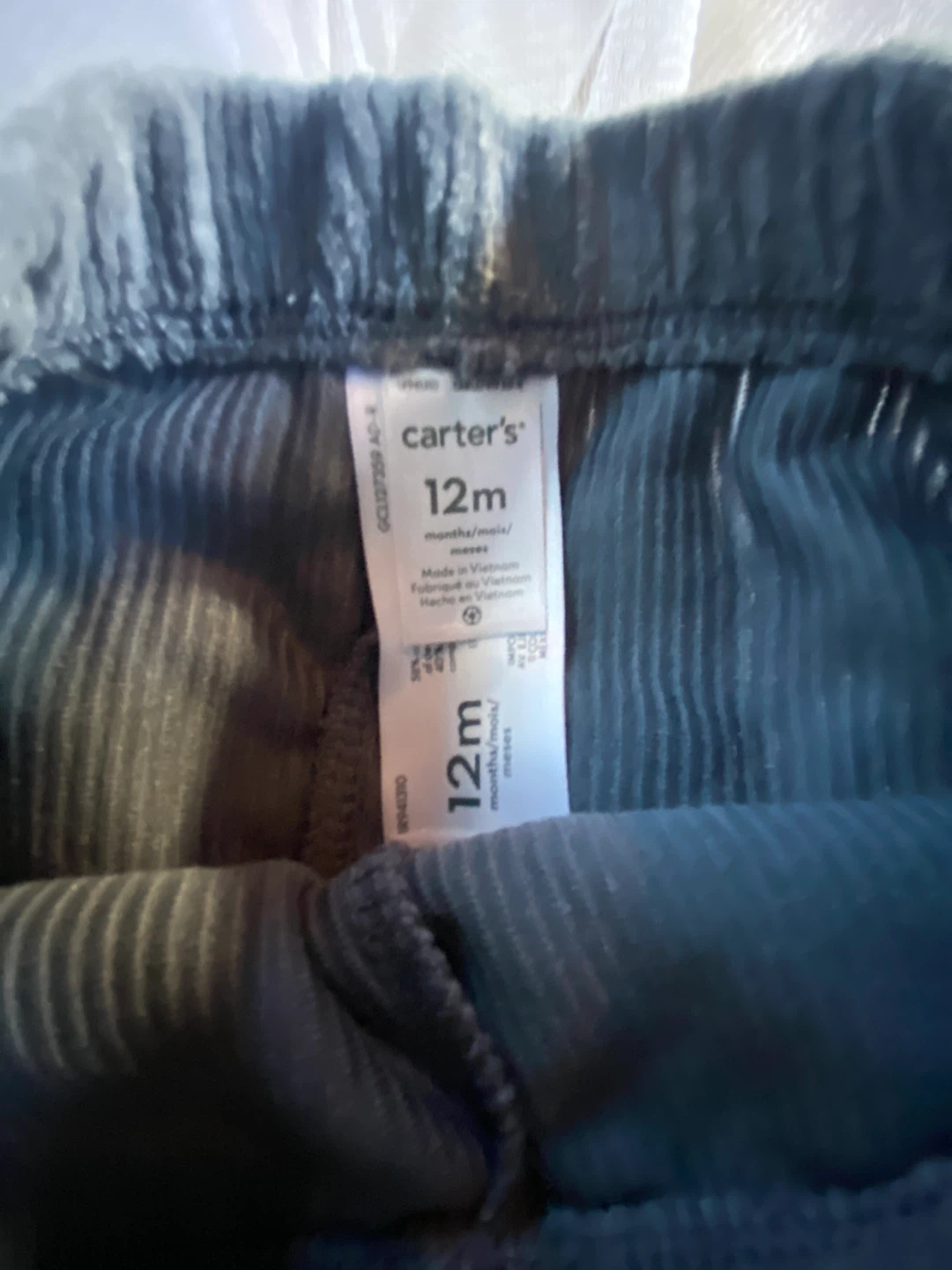 4/$10 Carter's Baby Corduroy Pants 12M - photo 2
