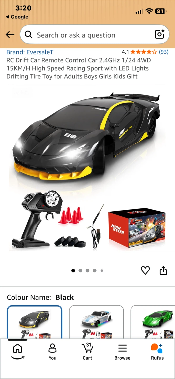 Top Drift City Racer RC Car 1/24 - photo 4