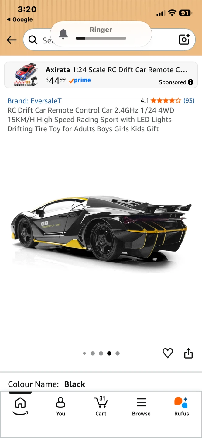 Top Drift City Racer RC Car 1/24 - photo 5