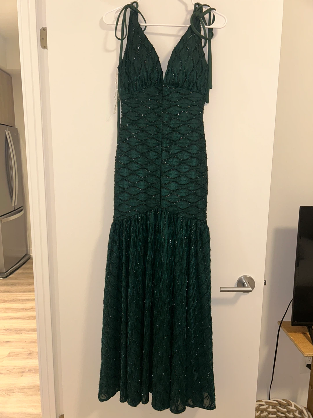 Dark Green Evening Dress