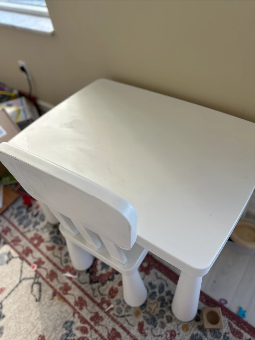IKEA Mammut children's table and chair set - photo 3