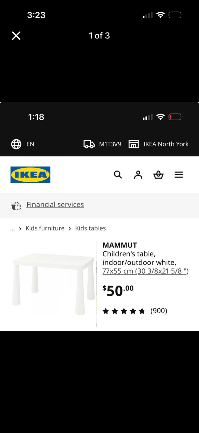 IKEA Mammut children's table and chair set - photo 4