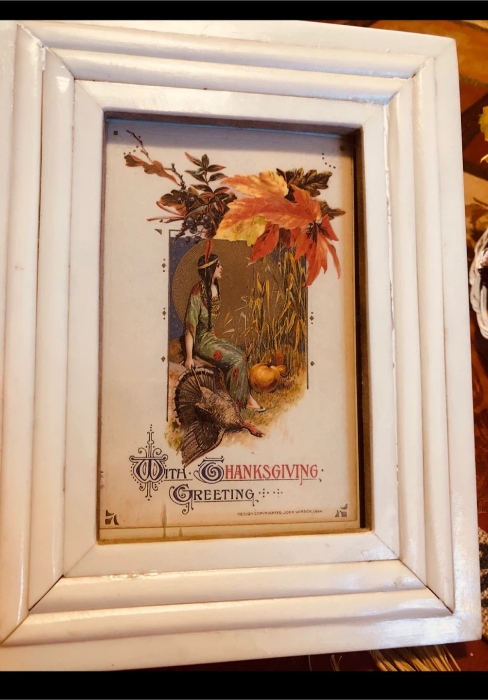 Vintage John Winsch Thanksgiving Postcard - photo 5
