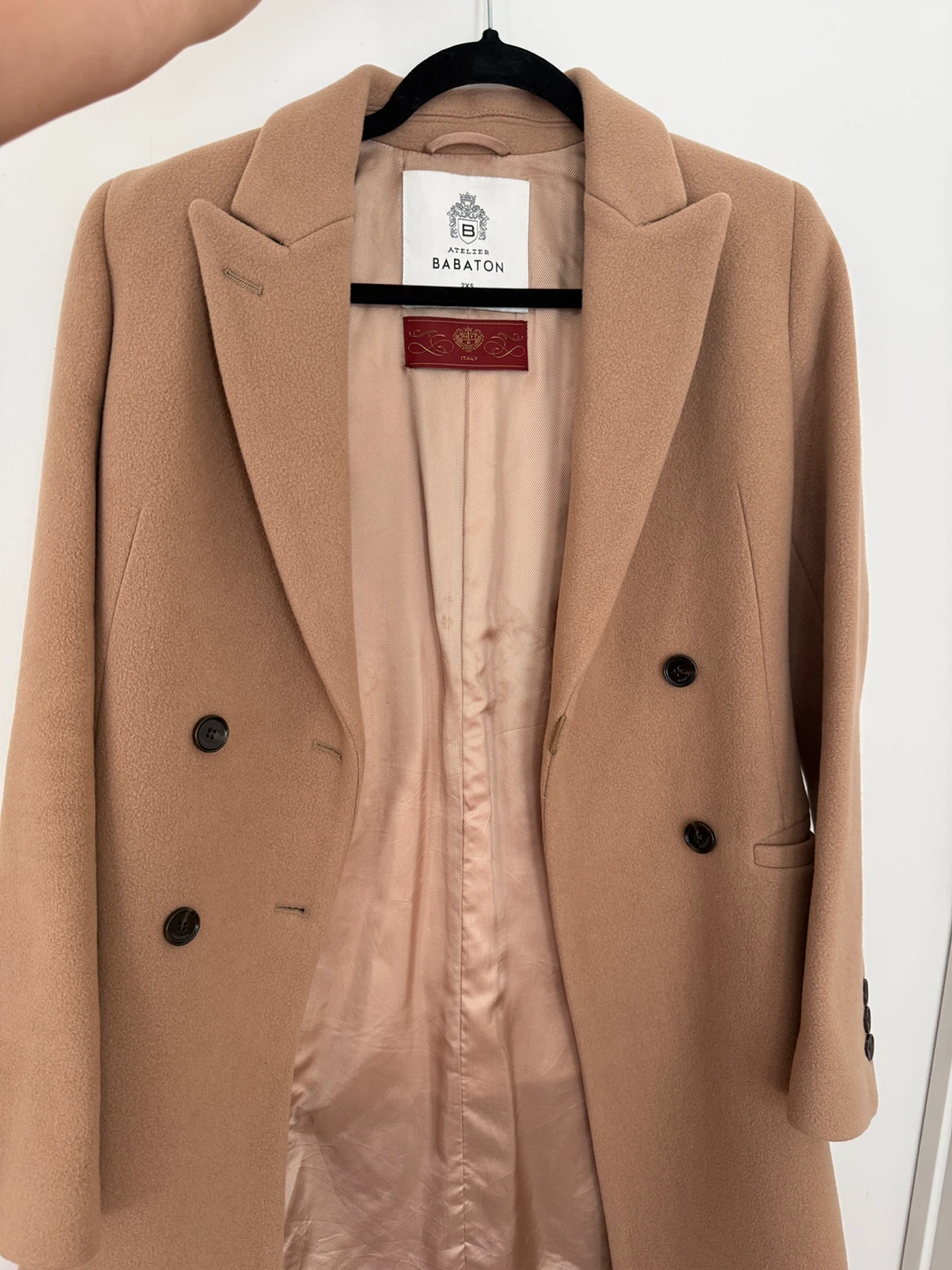 Aritzia/Babaton Camel Wool Coat