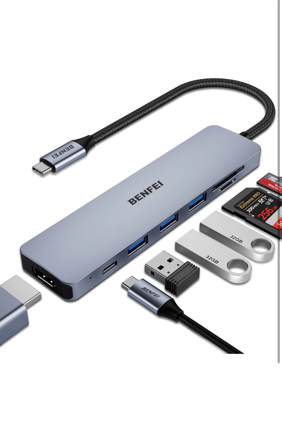 BENFEI 7-in-1 USB-C Hub - photo 4
