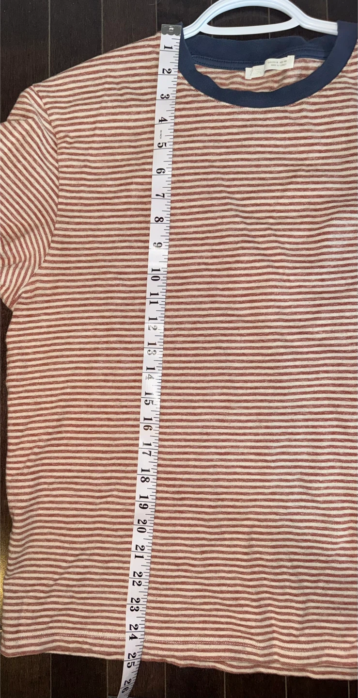 Zara Striped T-Shirt Medium - photo 4