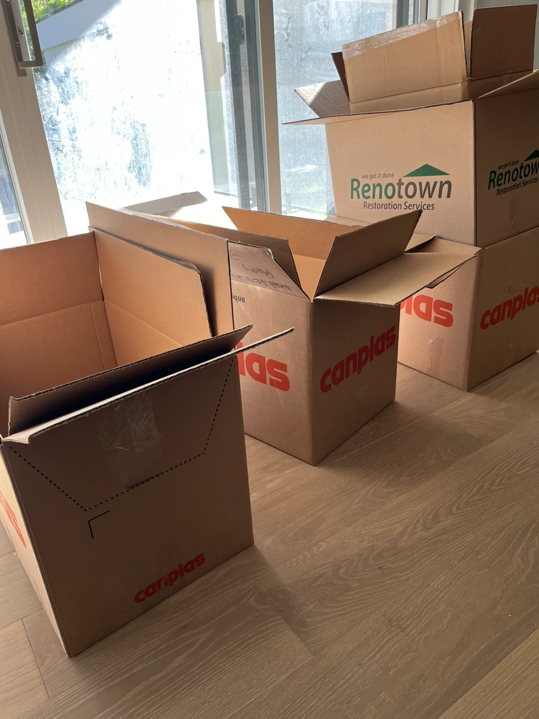 Assorted Corrugated Moving Boxes