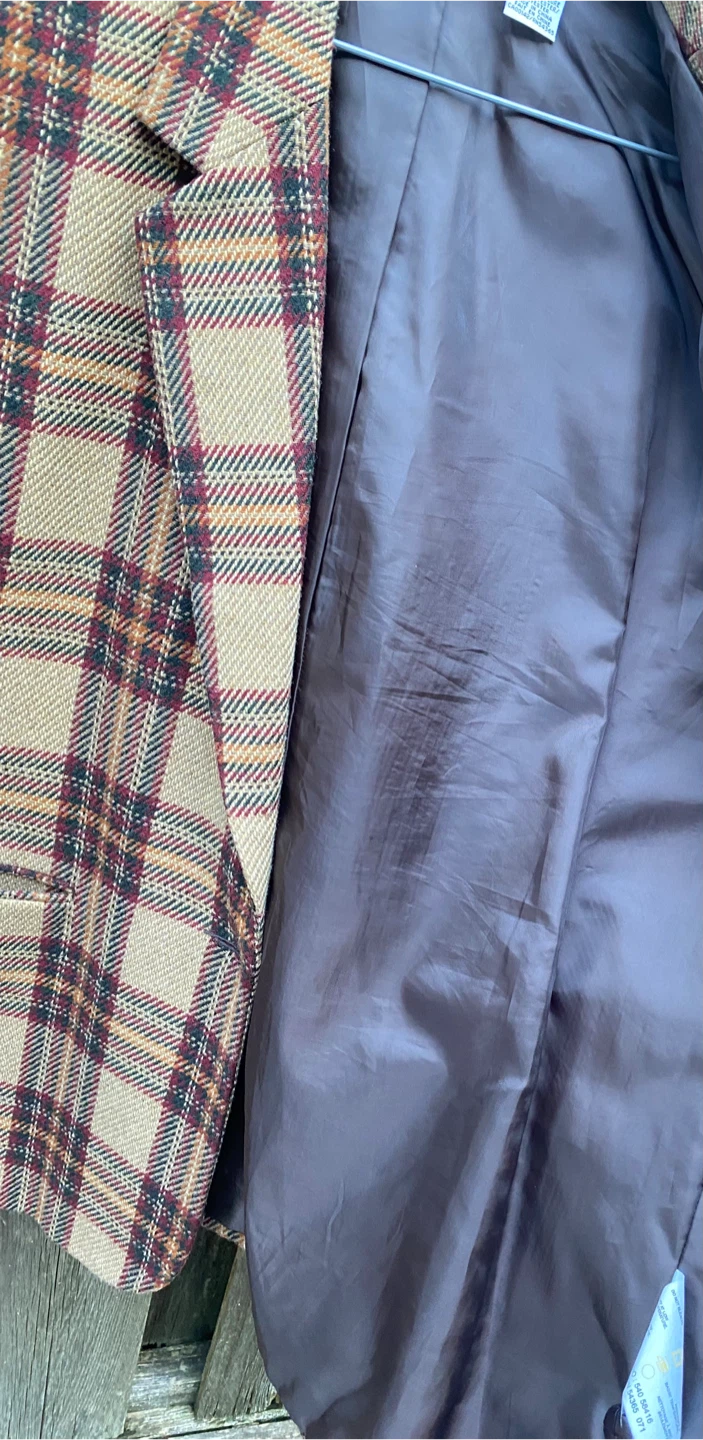 Alia Sport Plaid Blazer Size 14 ( Large ) - photo 5