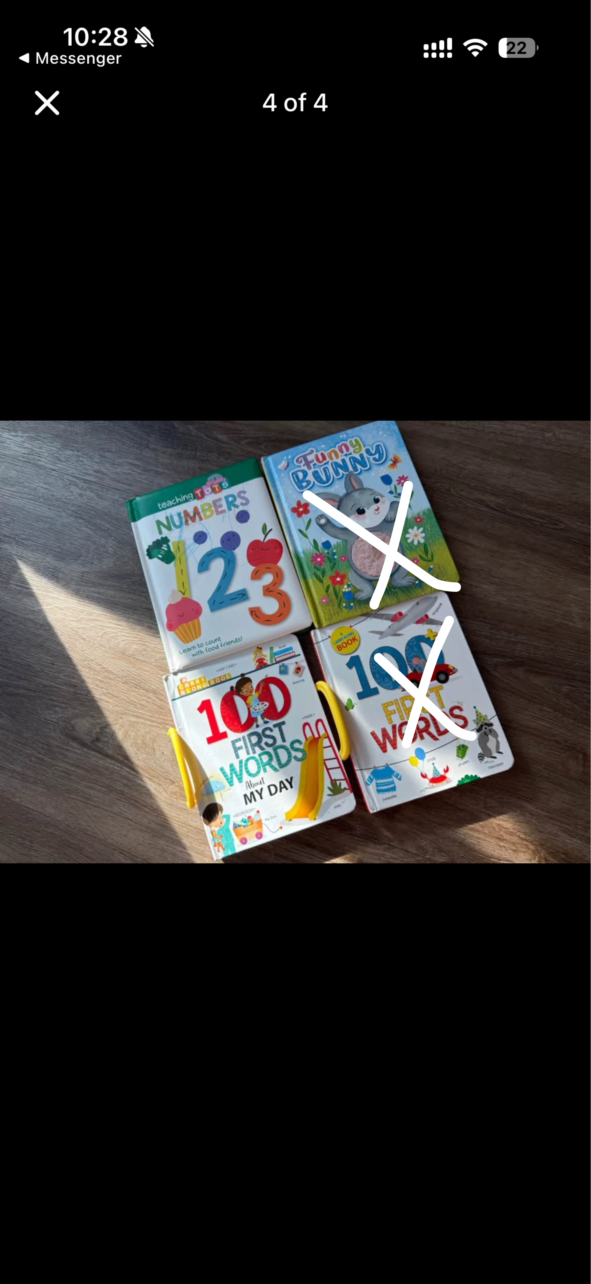 Set of 4 Board Books for Kids