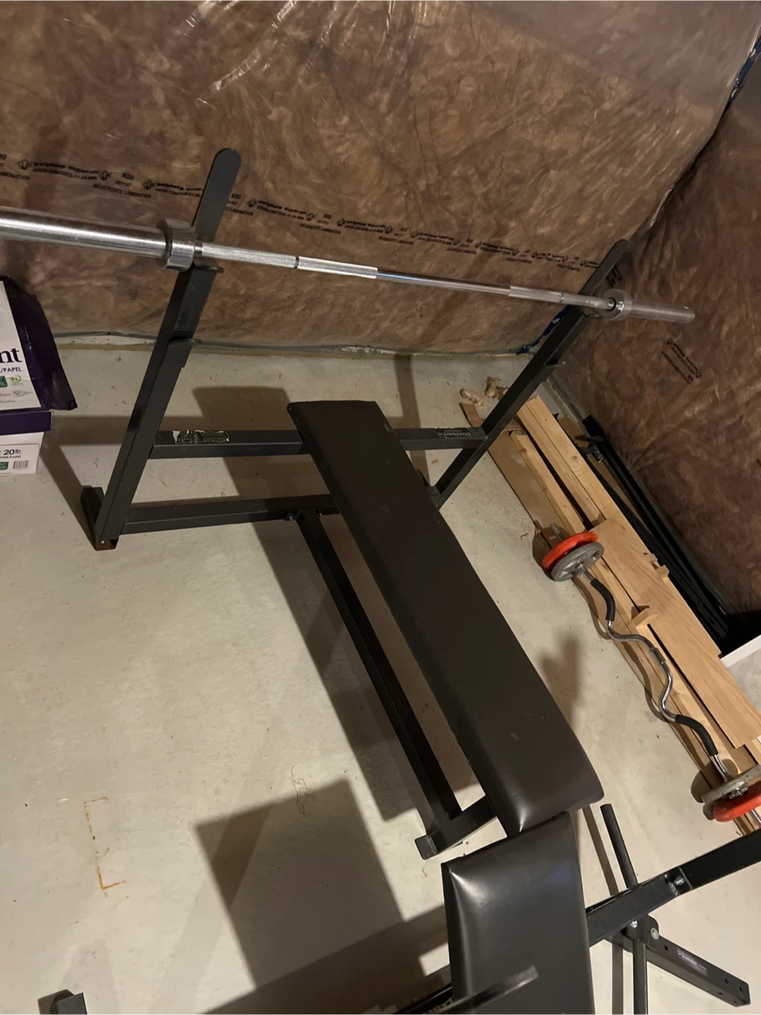Marcy Weight Bench and Rack Set