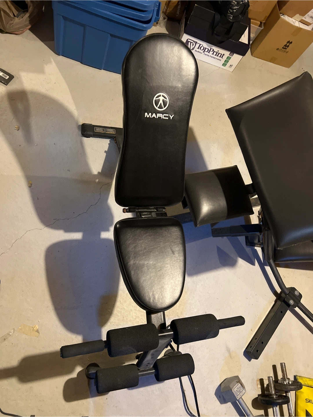 Marcy Weight Bench and Rack Set - photo 4