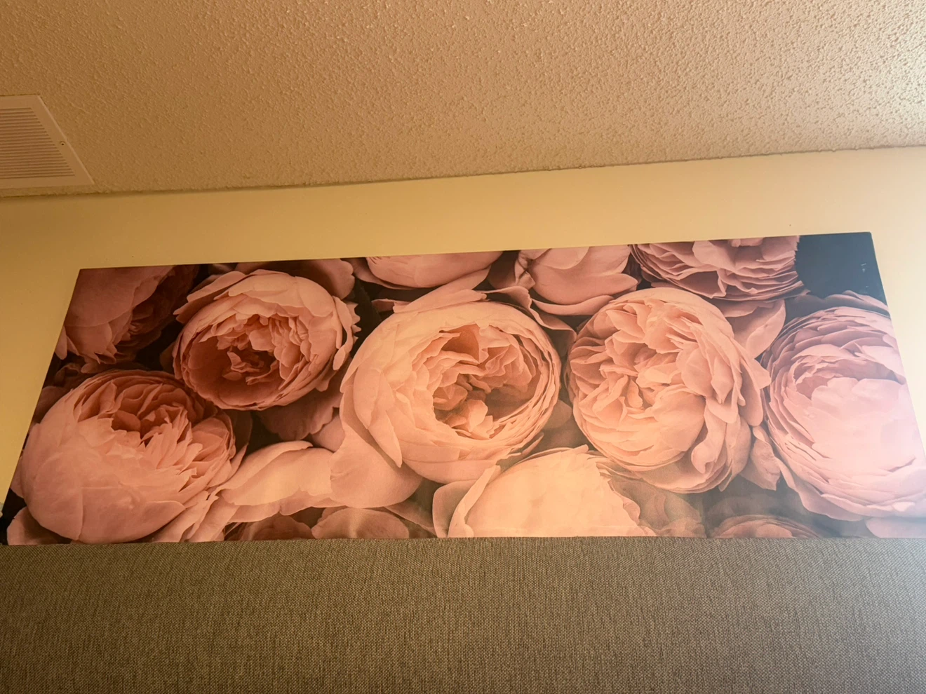 Large Floral Canvas Wall Art